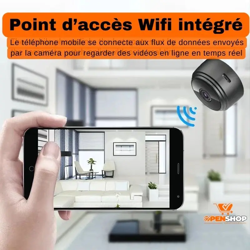Mini camera A9 - Wifi Hot Spot.webp