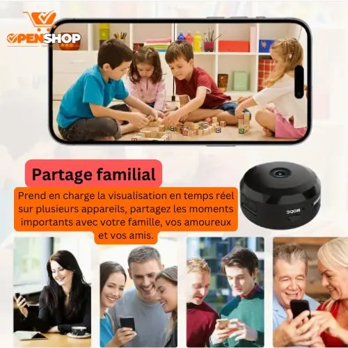 Mini camera A9 - Partage familial.webp
